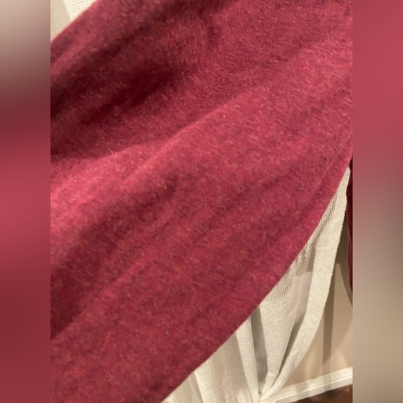 Polo by Ralph Lauren Men's Maroon& heather gray Zip-Up Sweater Sz.XLT - Picture 14 of 16